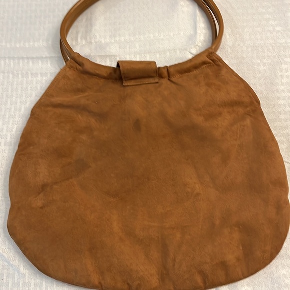 Glow by JLO Tan Bag with Beads on Snap Closure - Picture 4 of 12